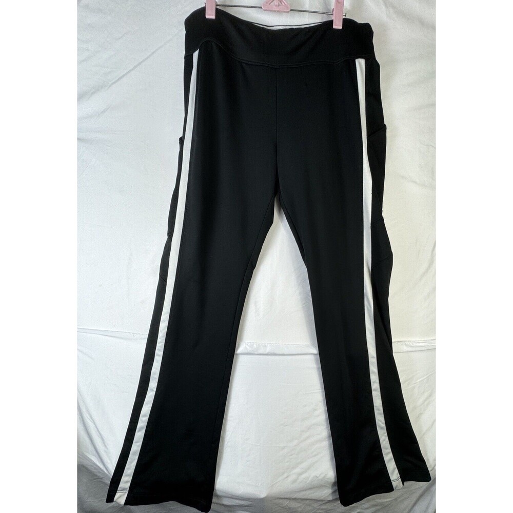 Men’s Nike Fit Dry Track Black Pants Size Large Sweats Gym Workout Casual‎ Cool